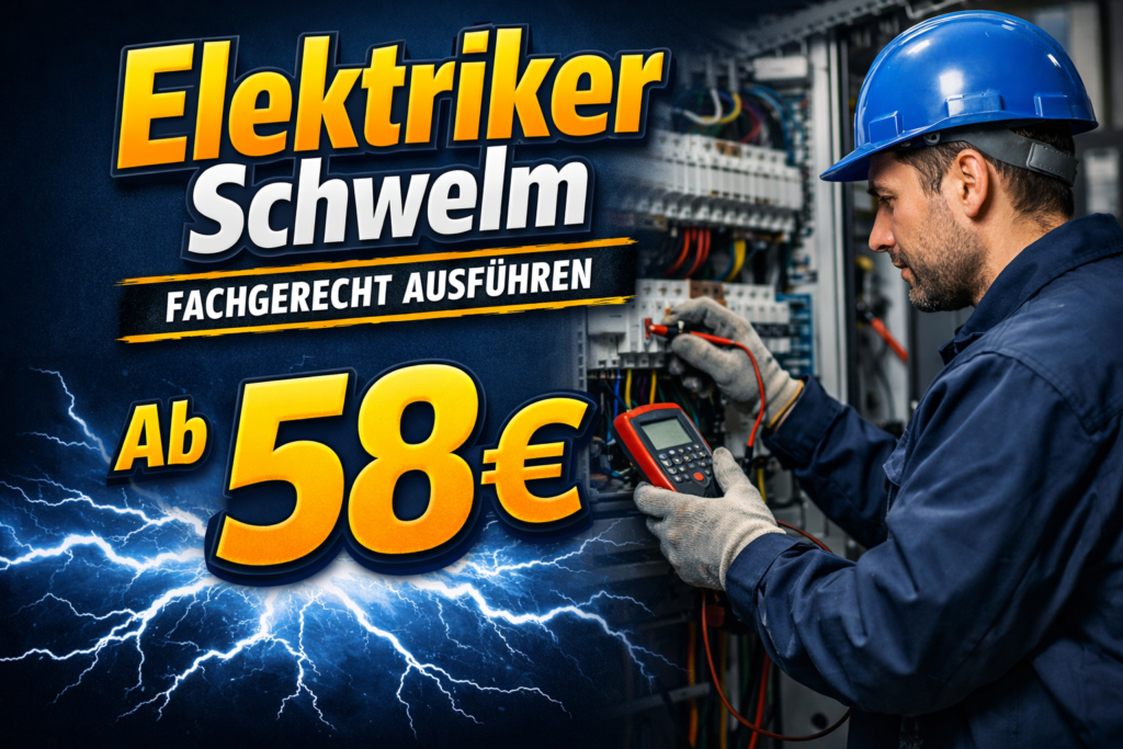 elektriker schwelm fachgerecht ausführen – ab 58 €