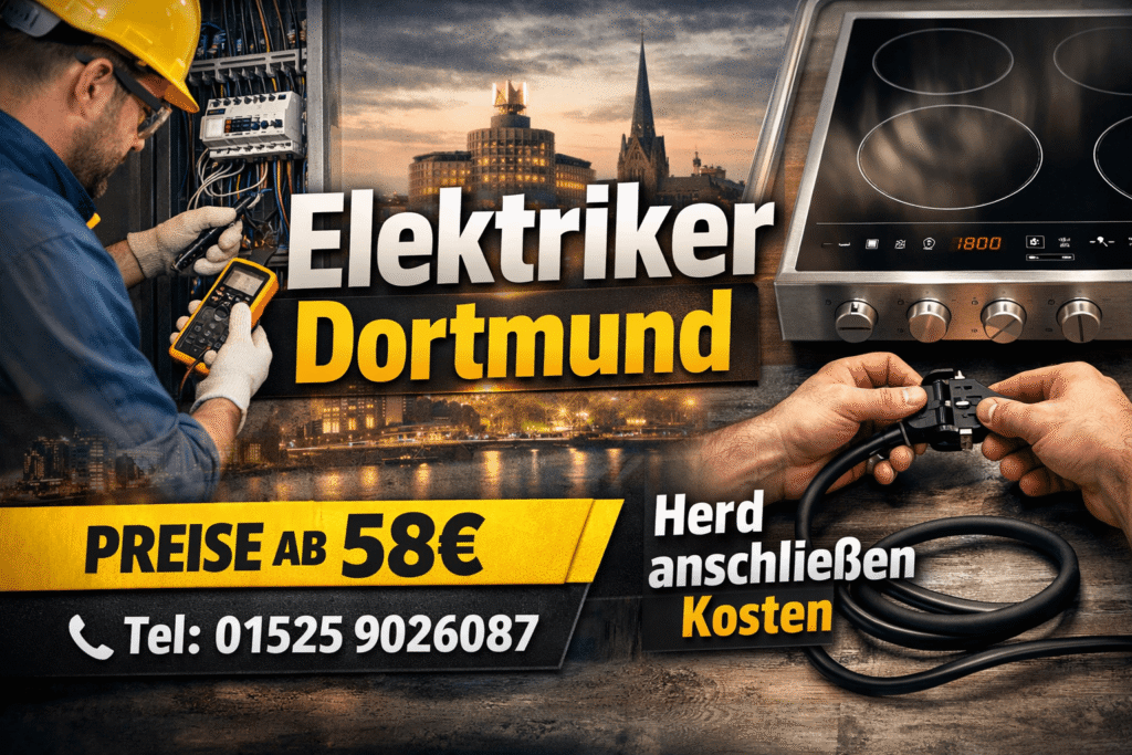 Elektriker Herd anschließen Kosten