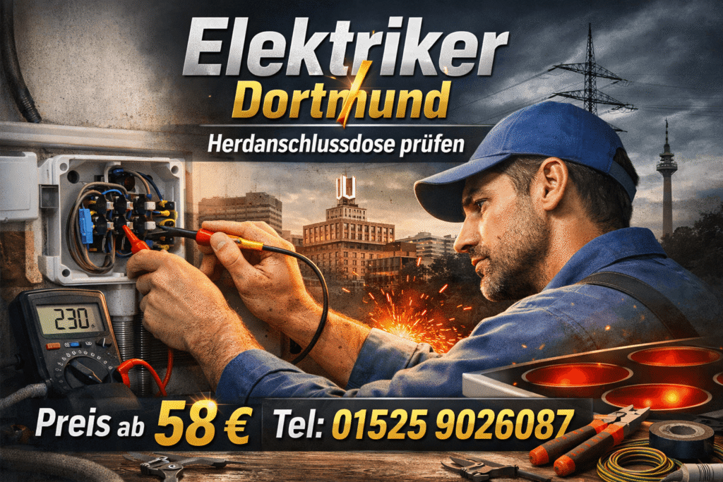 Herdanschlussdose prüfen