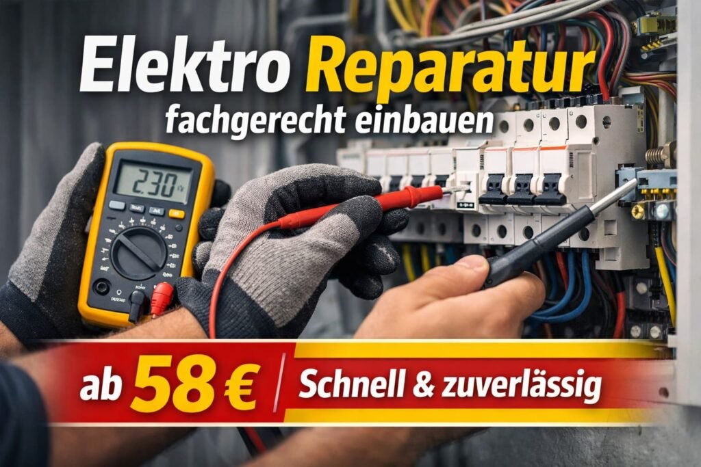 Elektro Reparatur fachgerecht