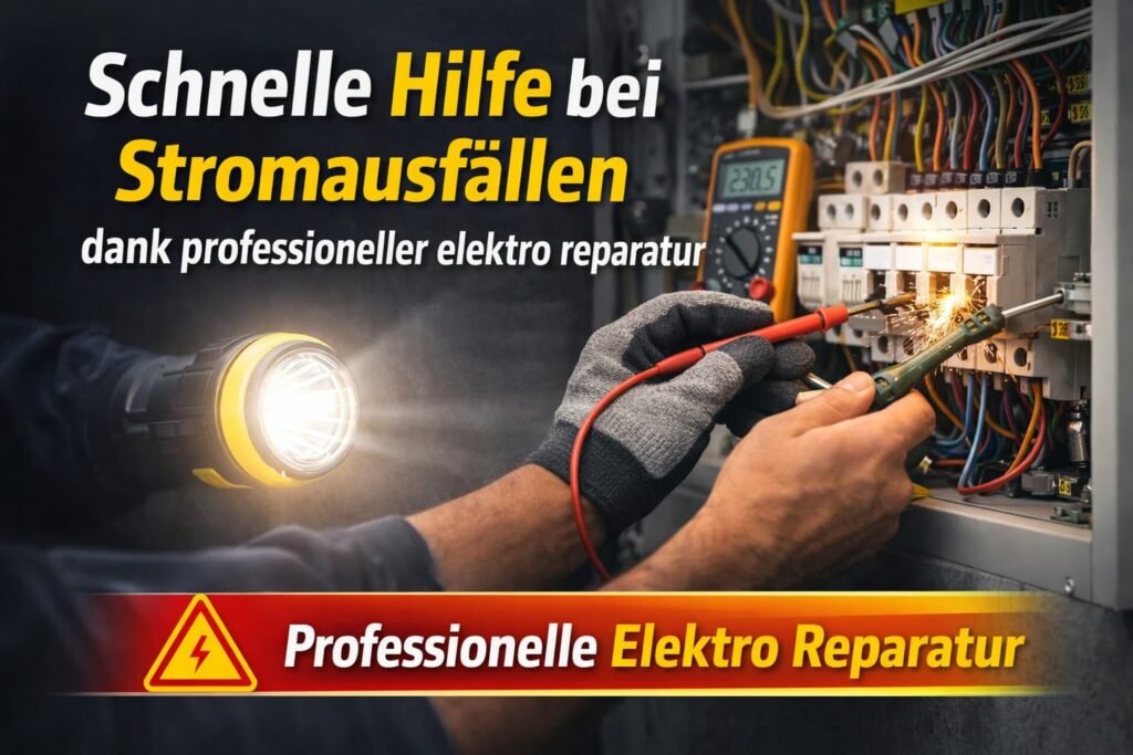 Schnelle Hilfe bei Stromausfällen dank professioneller elektro reparatur
