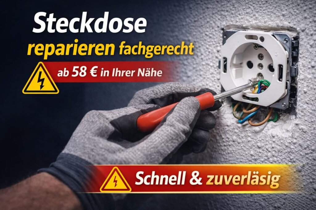 steckdose reparieren