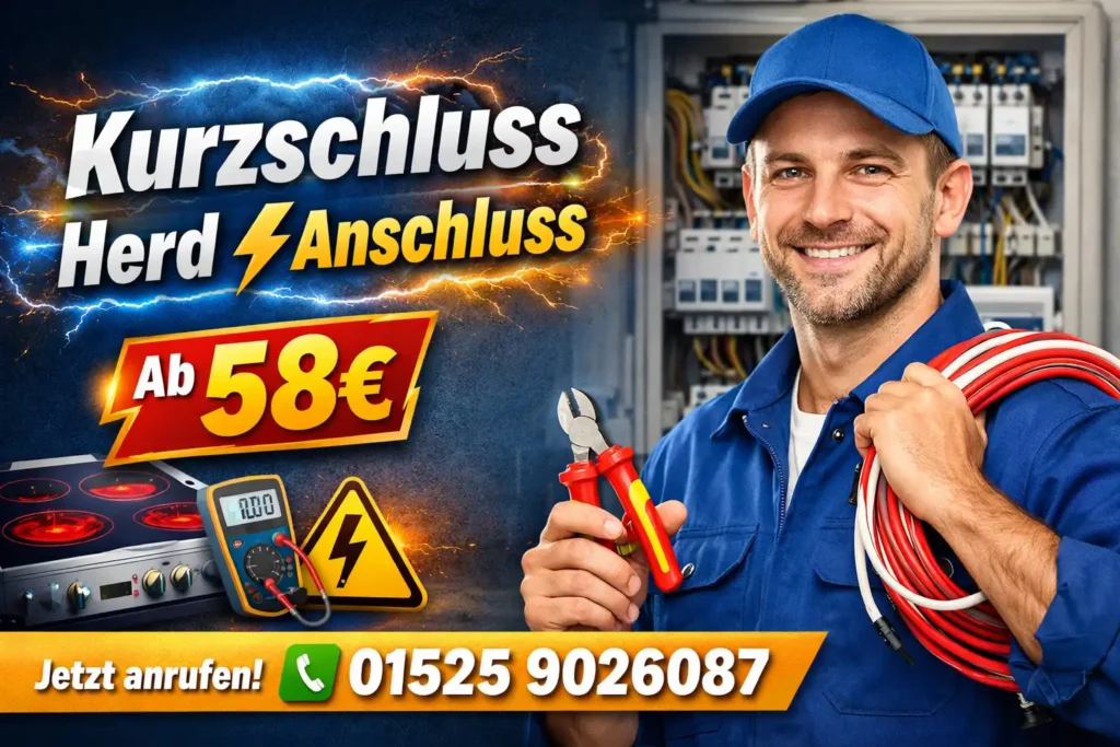 Kurzschluss Herd Anschluss