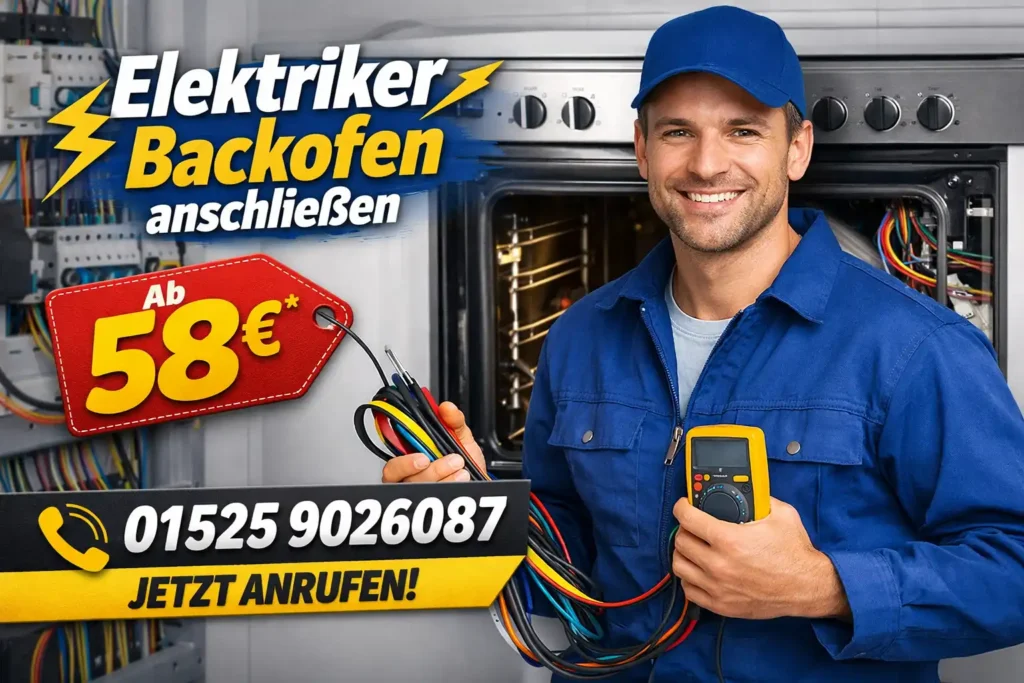 elektriker backofen anschließen