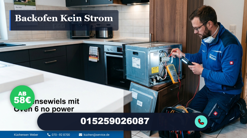 Backofen kein Strom