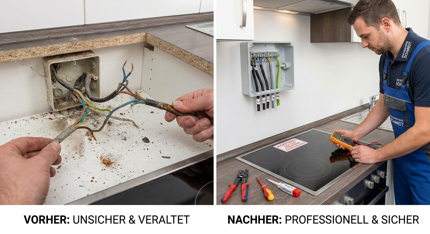 Ceranfeld anschließen Elektriker