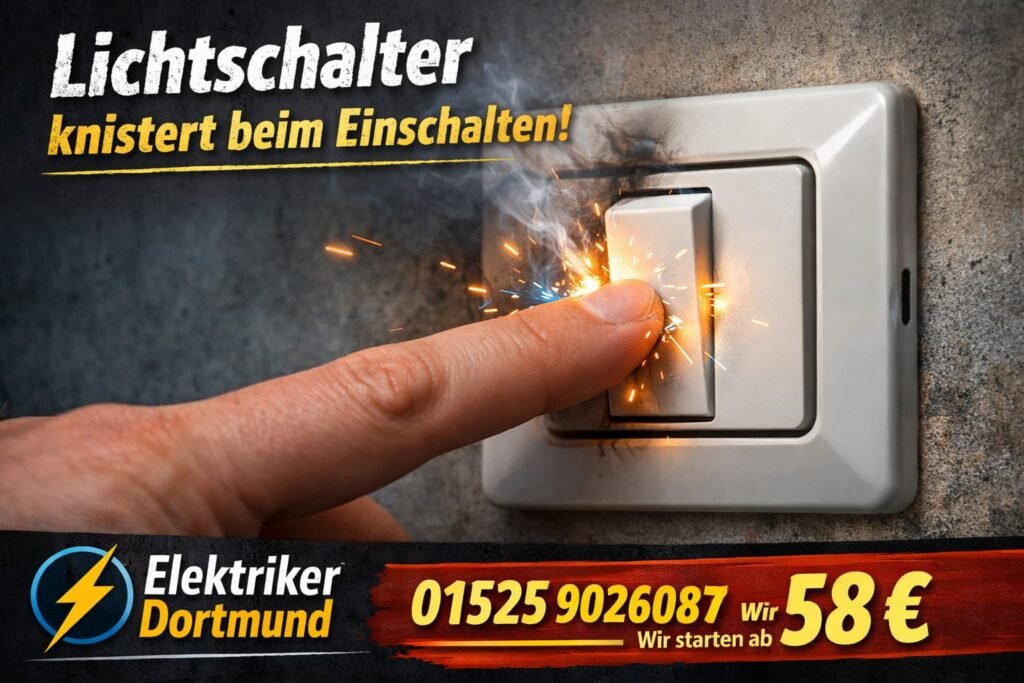 lichtschalter knistert beim einschalten
