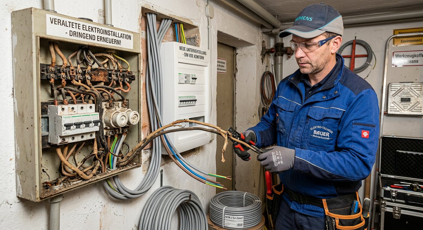 elektrische leitungen erneuern