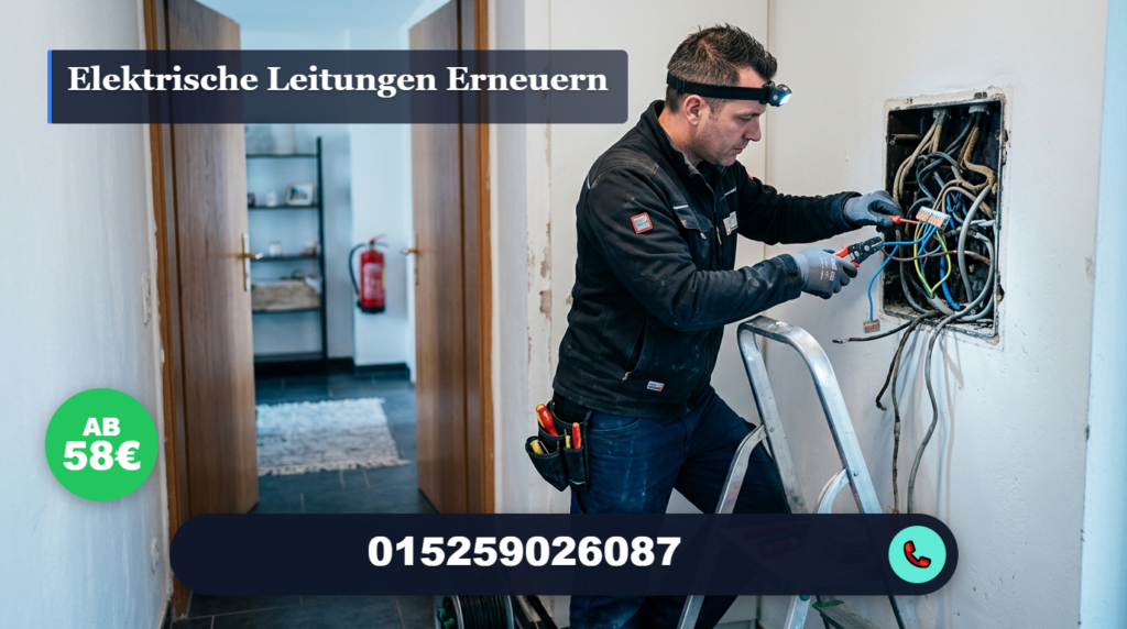 elektrische leitungen erneuern