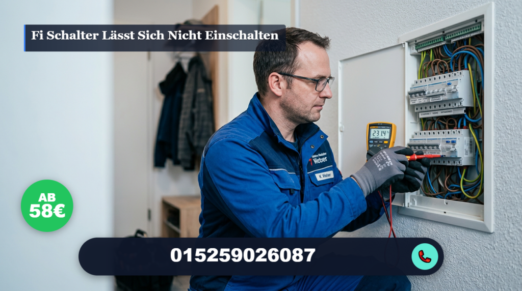 fi schalter lässt sich nicht einschalten