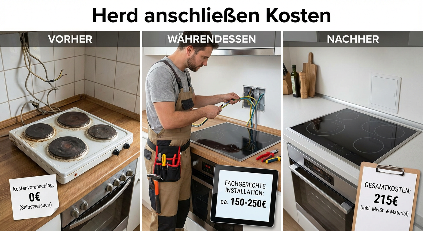 Herd anschließen Kosten