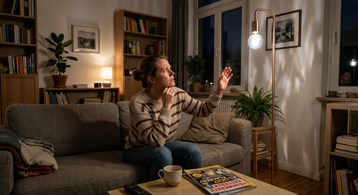 licht flackert im haus