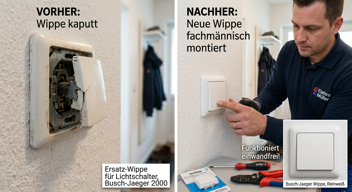 lichtschalter wippe defekt