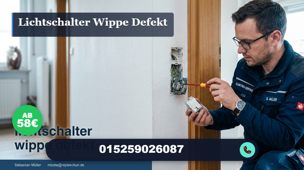 lichtschalter wippe defekt