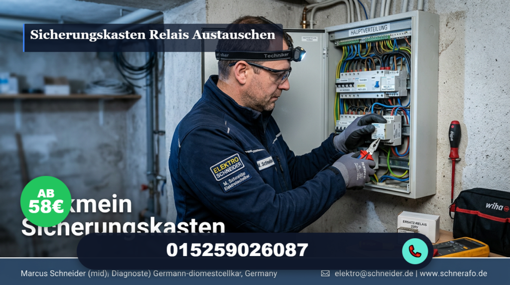 sicherungskasten relais austauschen