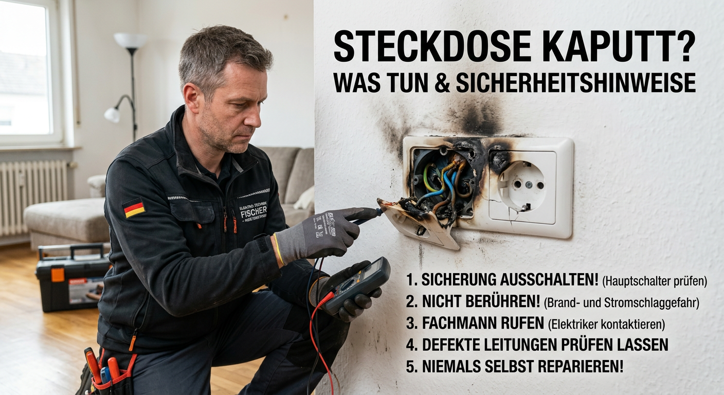 steckdose kaputt was tun