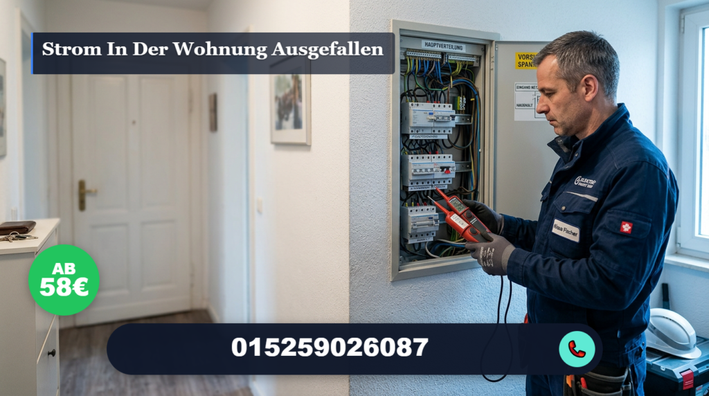 strom in der wohnung ausgefallen