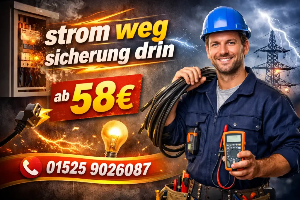 strom weg sicherung drin
