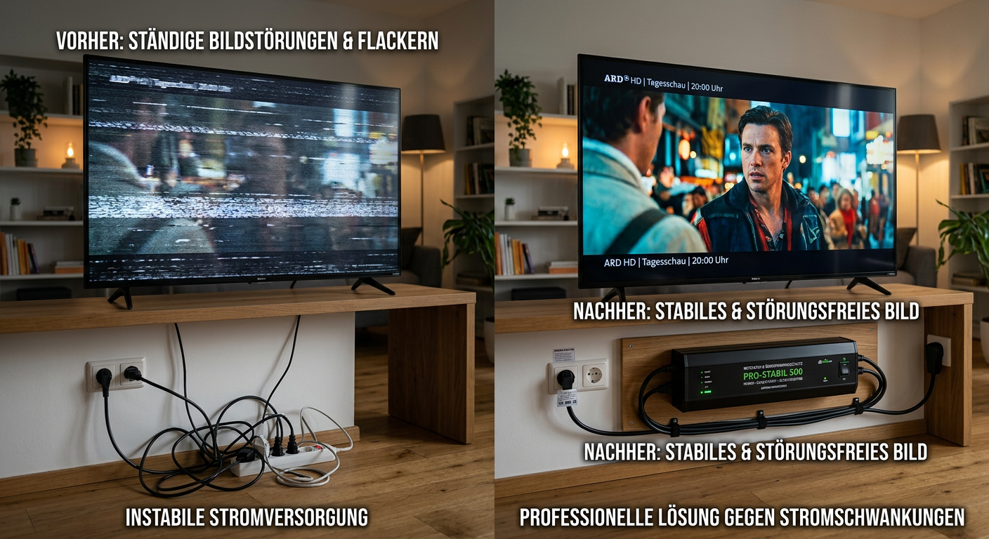 stromschwankungen fernseher