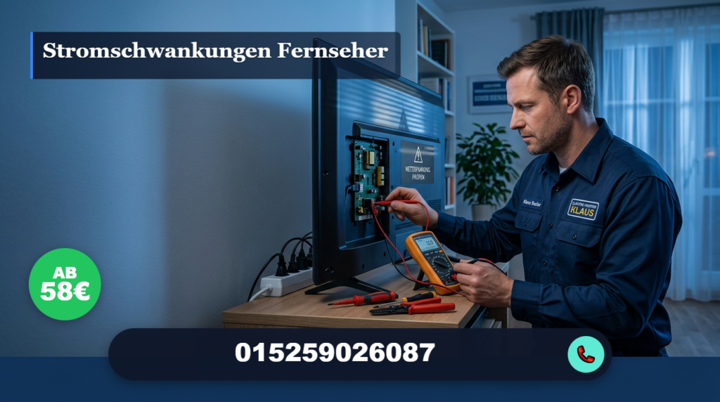 stromschwankungen fernseher