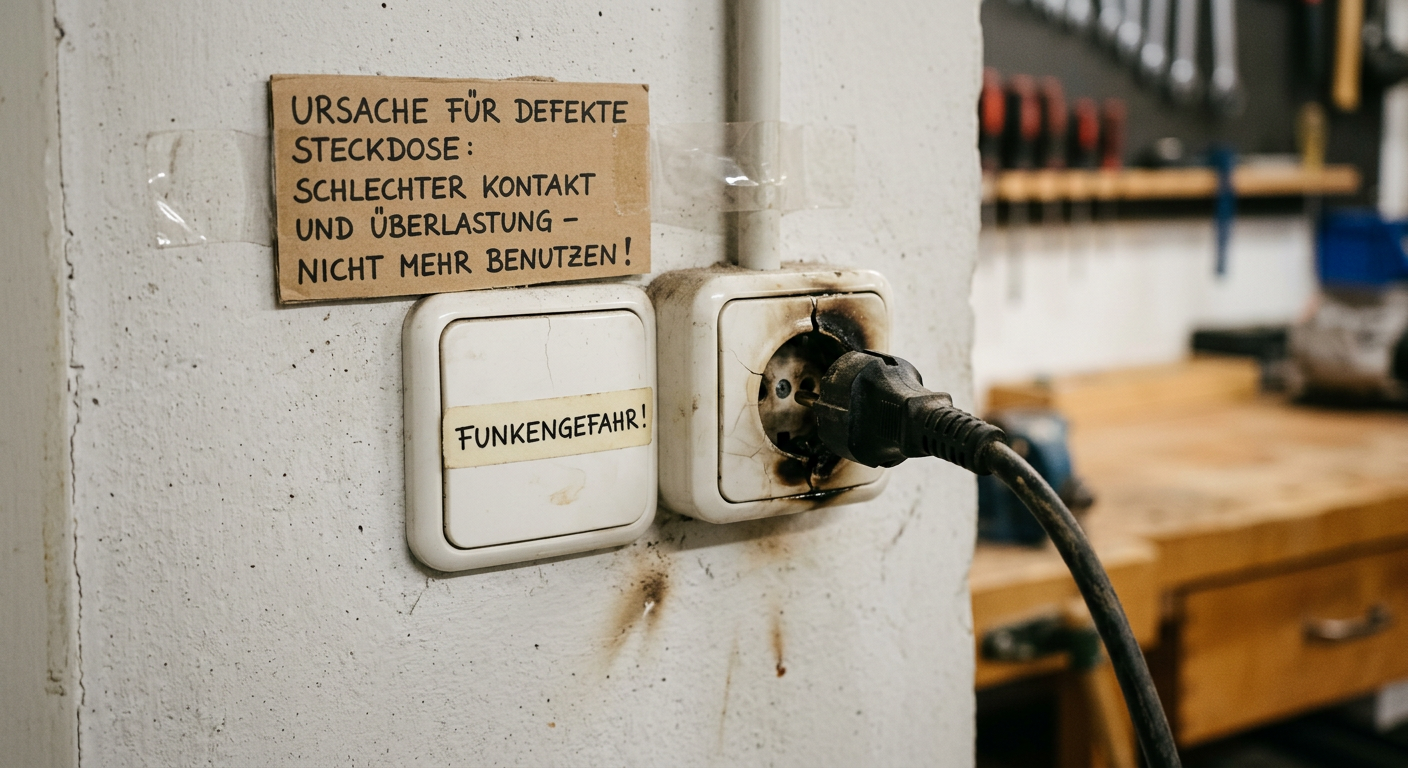 ursache für defekte steckdose