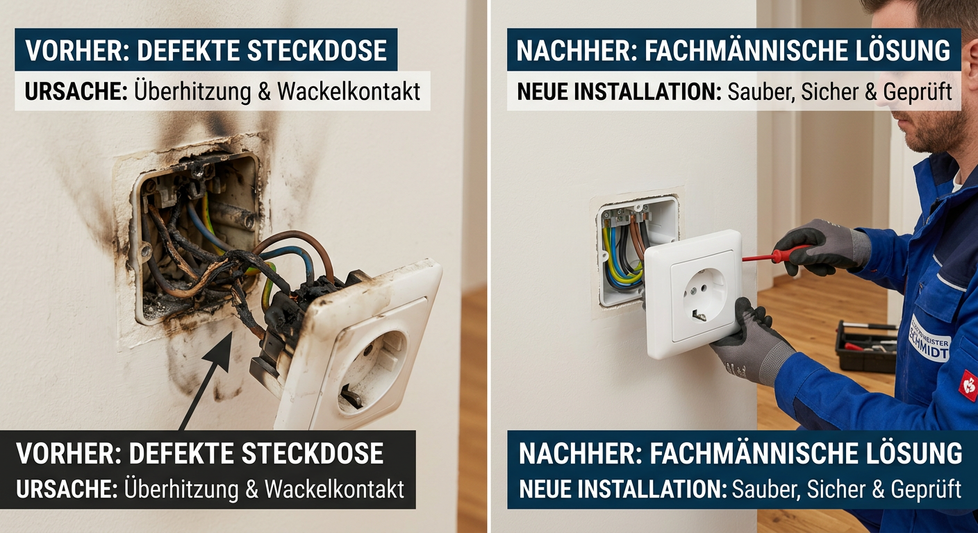 ursache für defekte steckdose