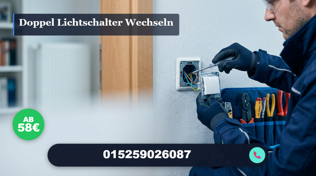 doppel lichtschalter wechseln