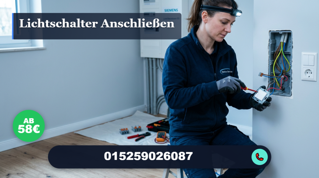 lichtschalter anschließen