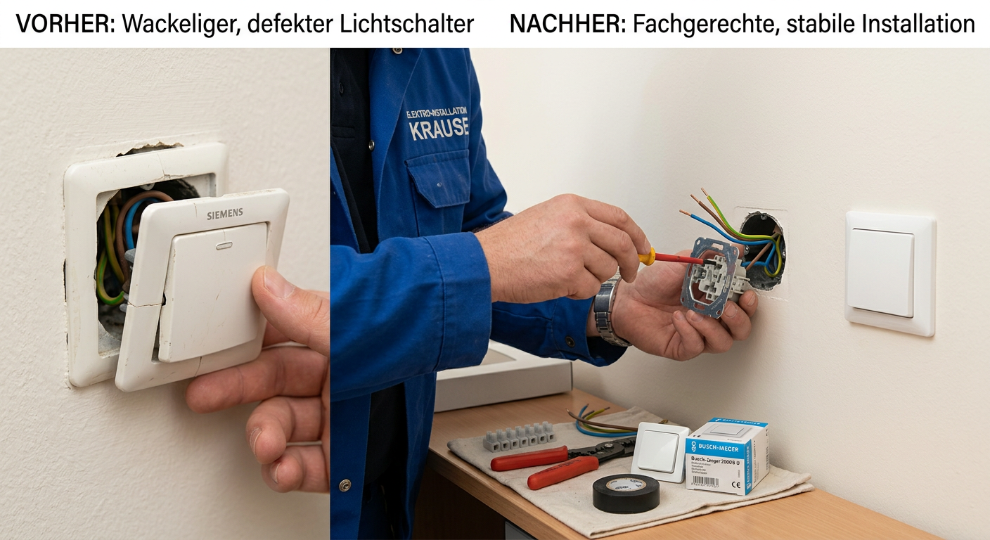 lichtschalter wackelkontakt