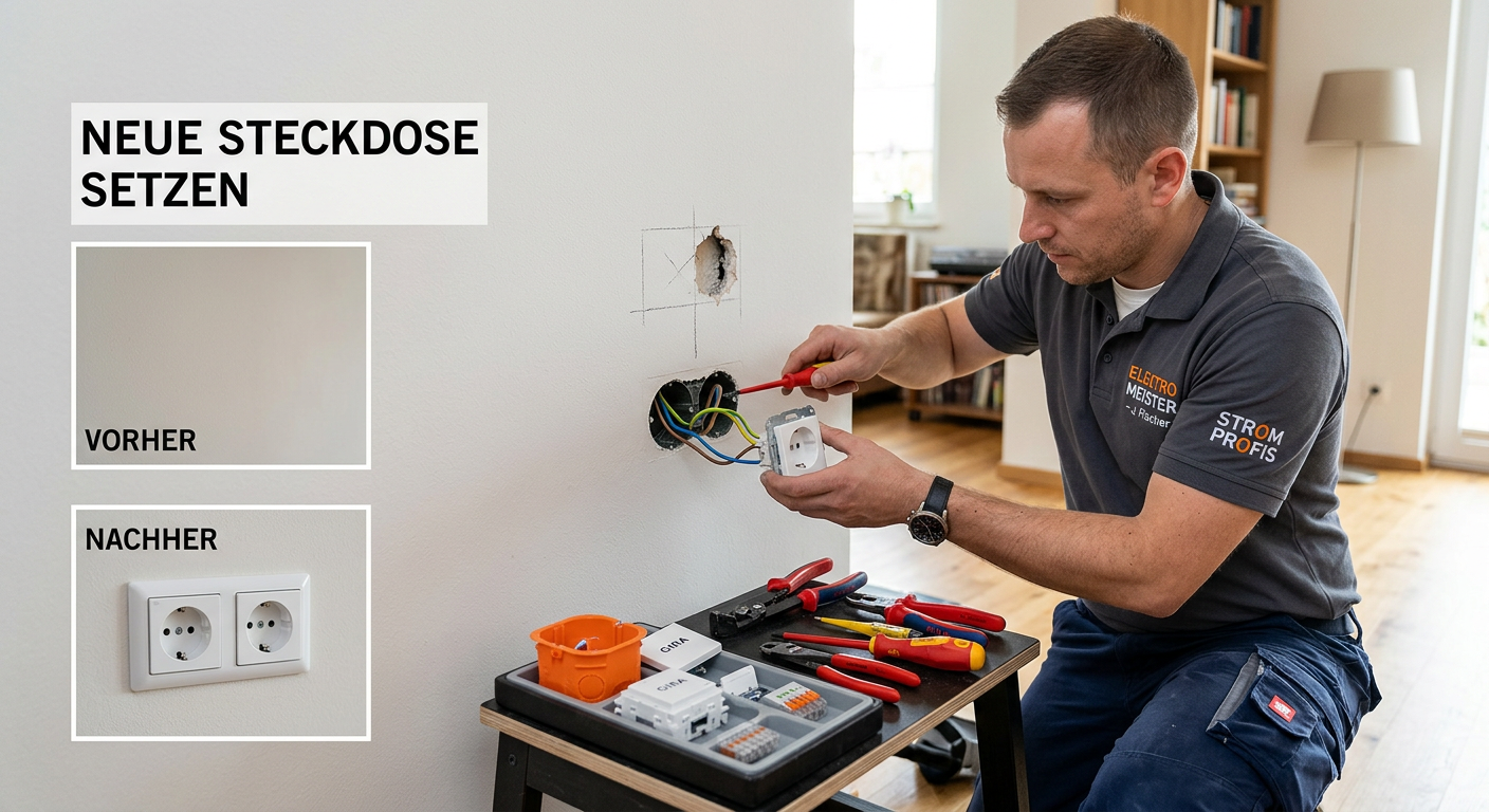 neue steckdose setzen