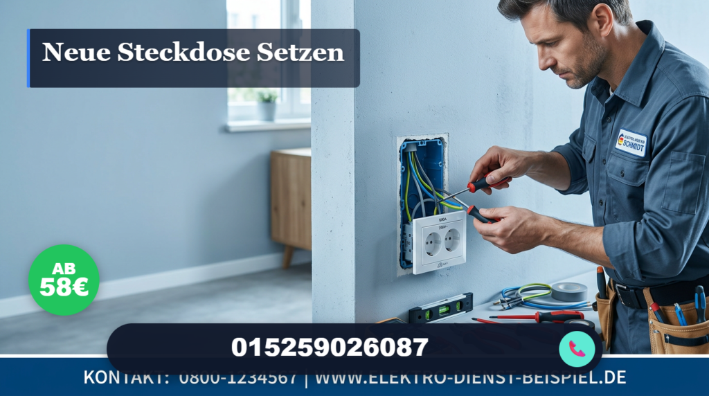 neue steckdose setzen