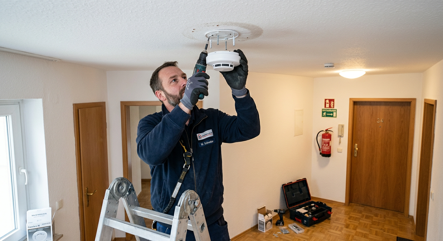 rauchmelder installation