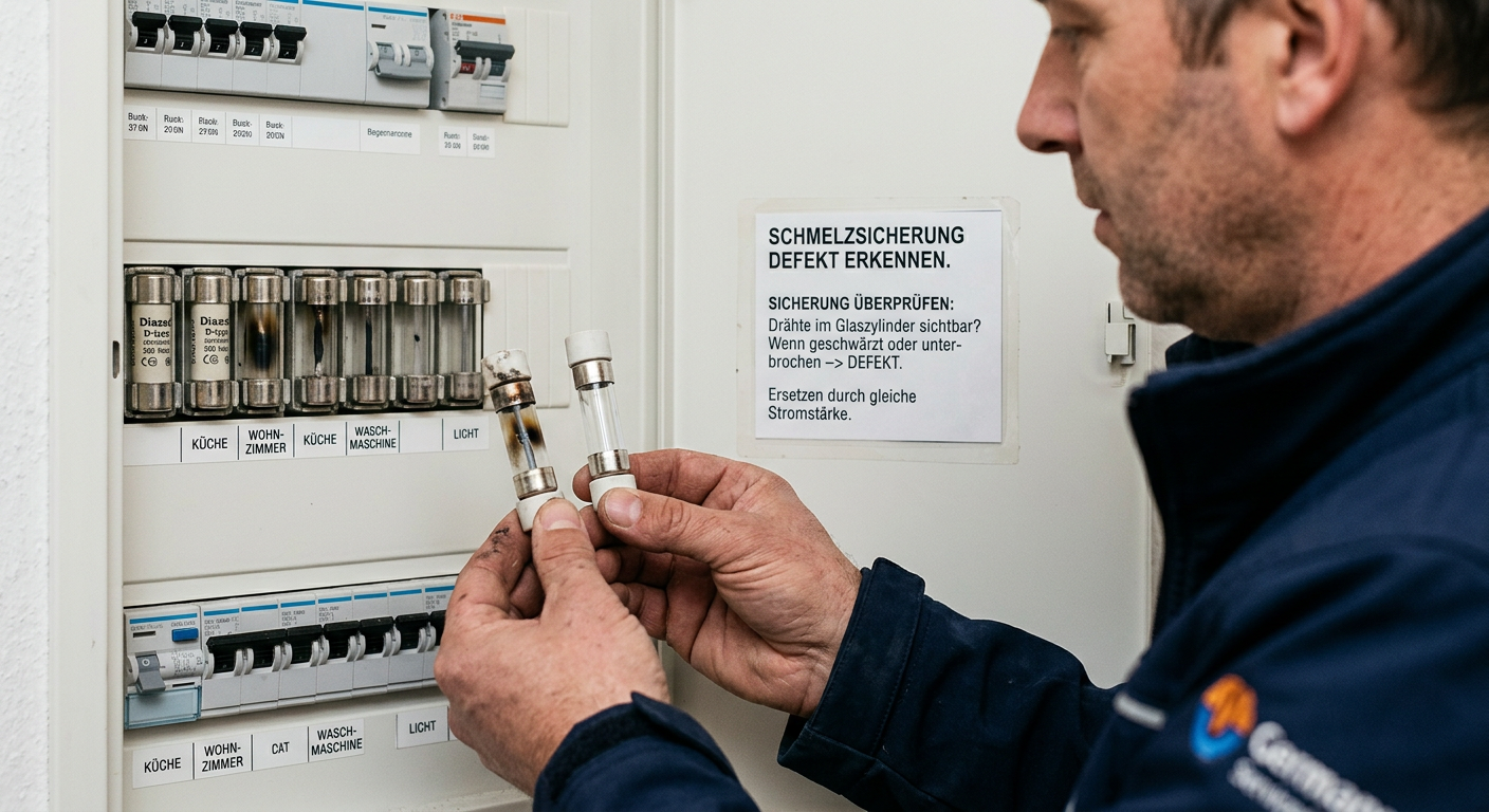 schmelzsicherung defekt erkennen