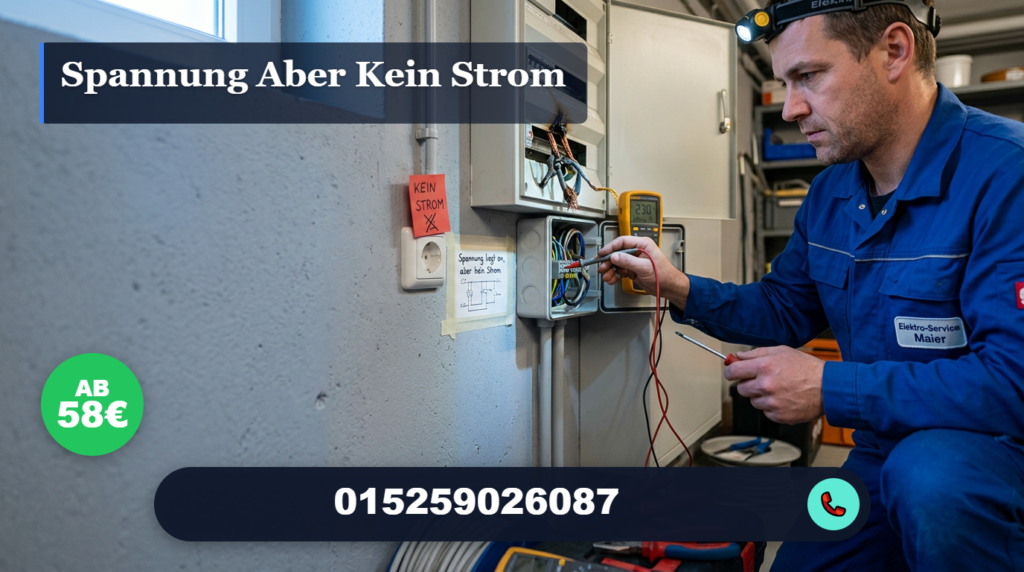 spannung aber kein strom