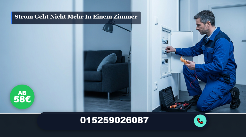 strom geht nicht mehr in einem zimmer