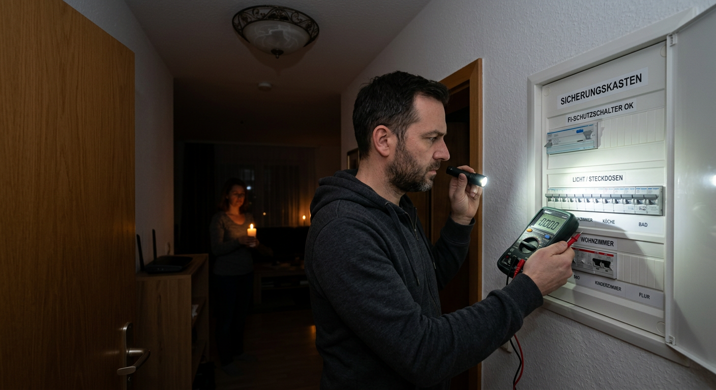 stromausfall aber keine sicherung raus