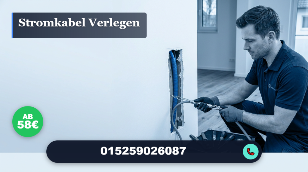 stromkabel verlegen