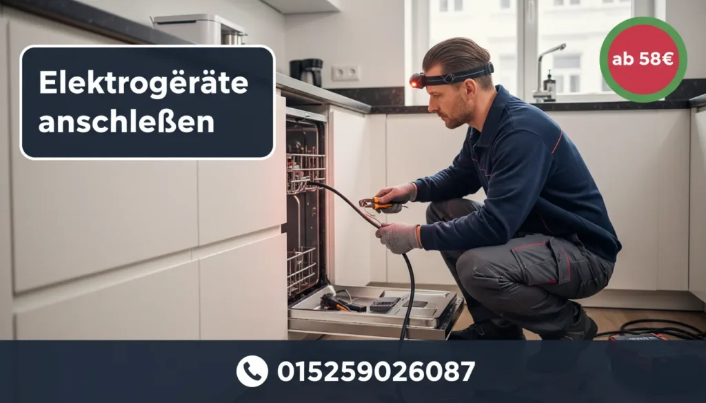 elektrogeräte anschließen