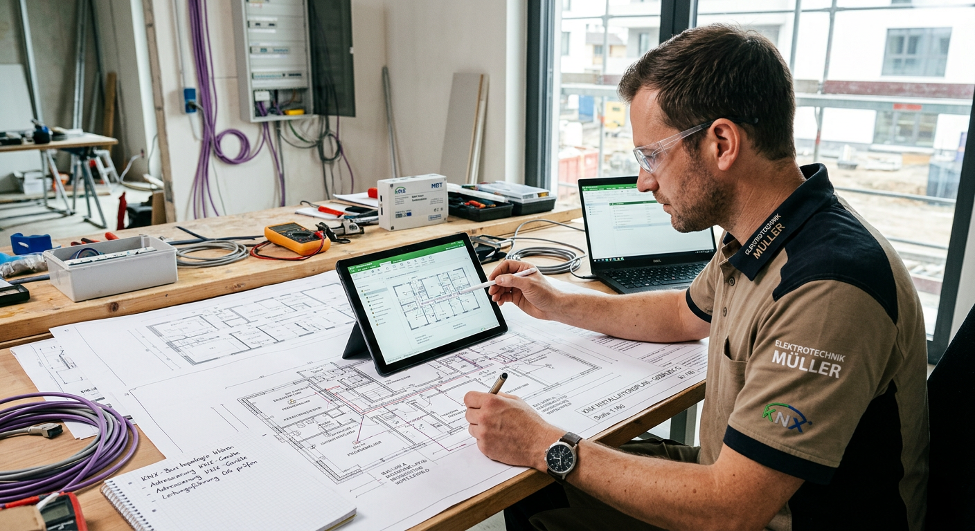 knx installation planen