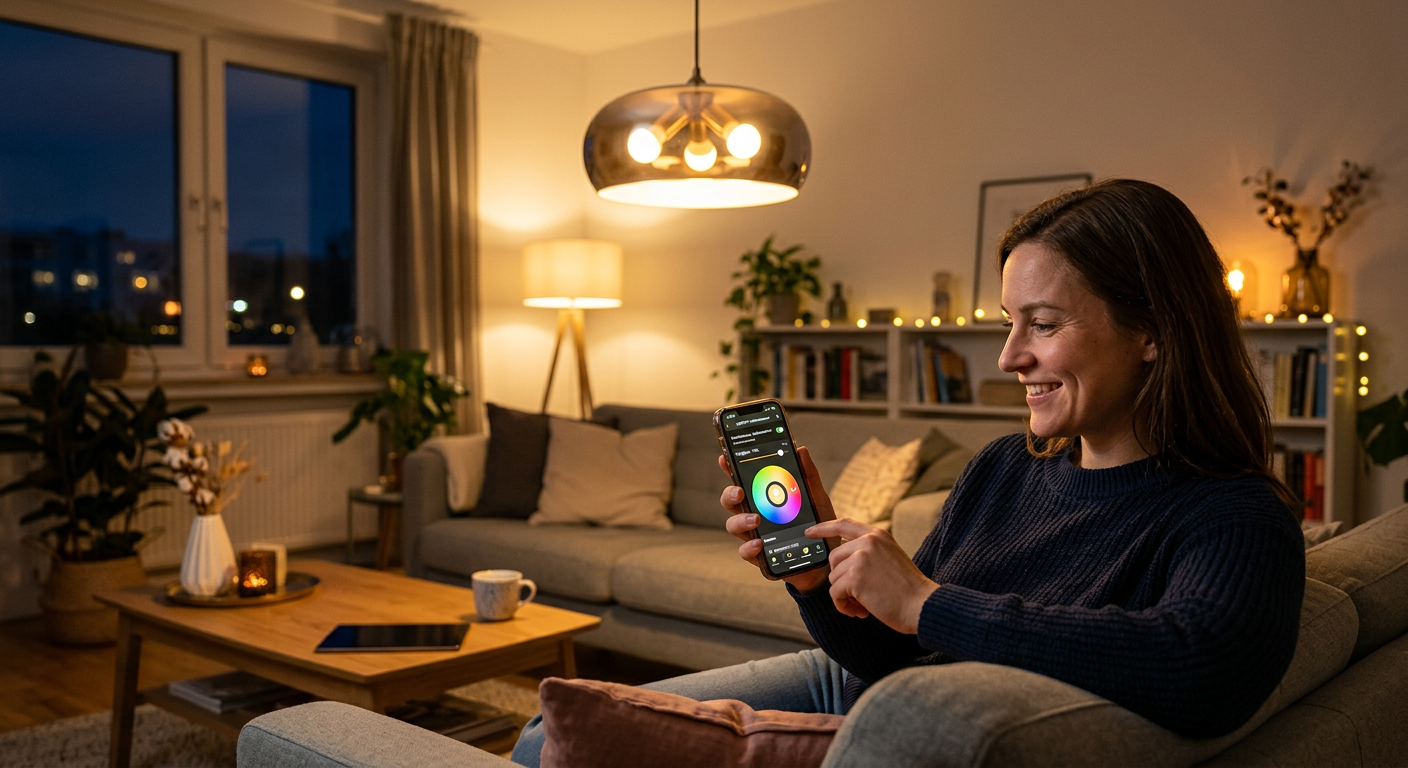 licht über smartphone steuern