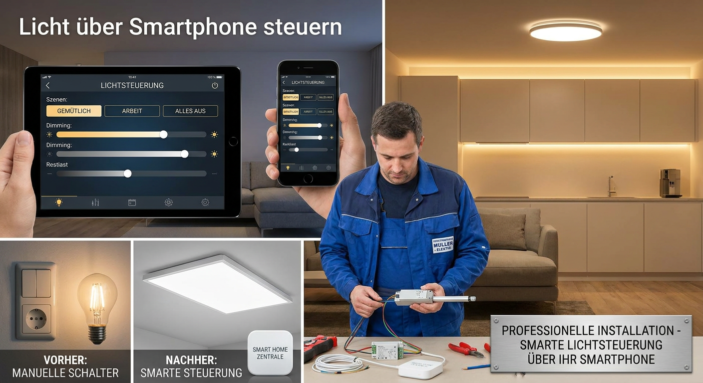 licht über smartphone steuern
