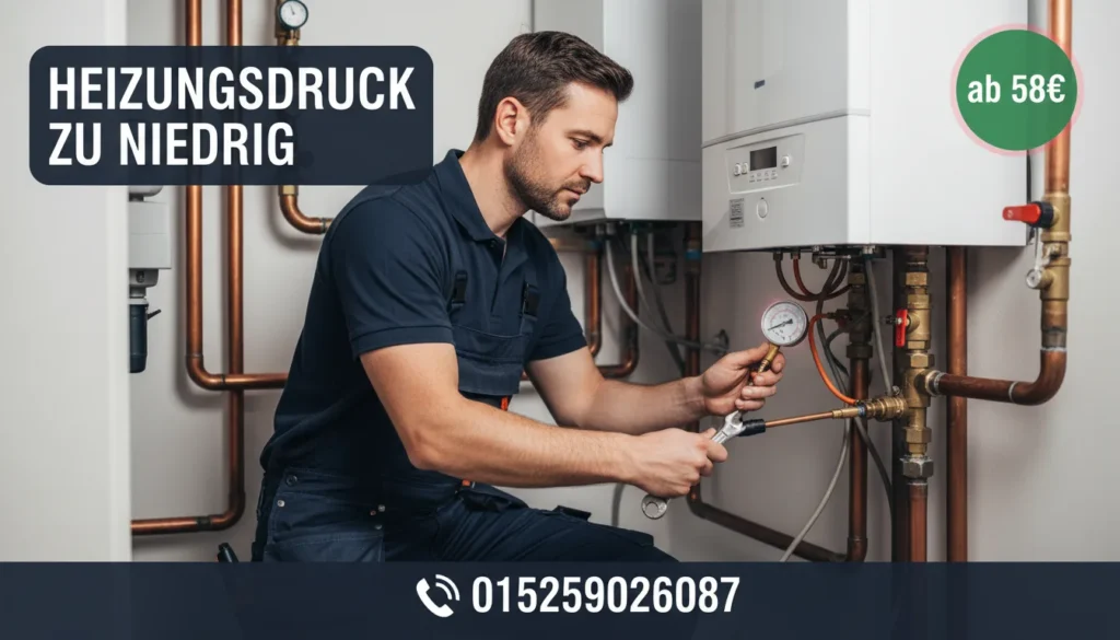 heizungsdruck zu niedrig